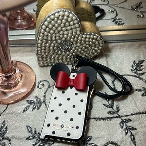 Kate Spade x Disney Minnie Mouse Lanyard Card Case
